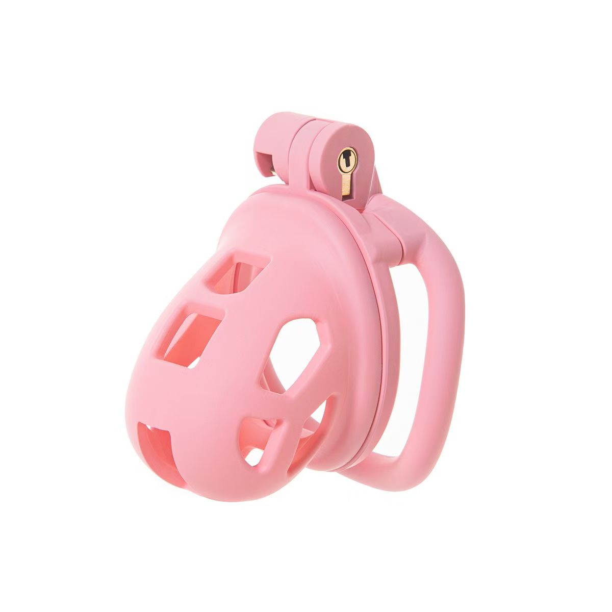 Body Friendly Pink Cobra Chastity Cage 2