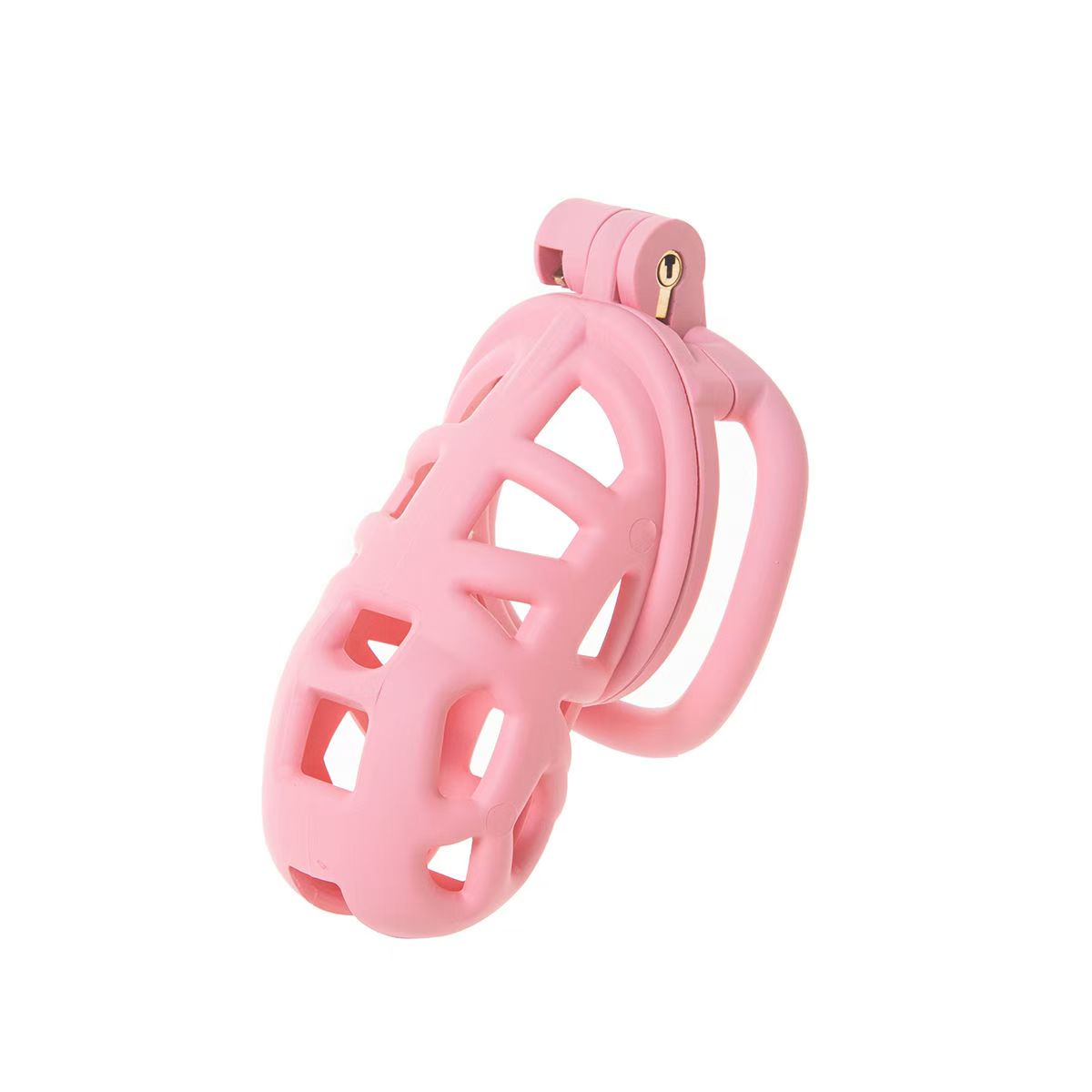 Body Friendly Pink Cobra Chastity Cage 4