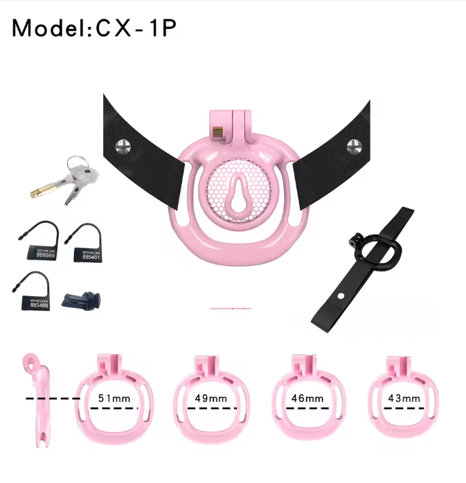 Sissy Cage With Wearable Chastity Cage