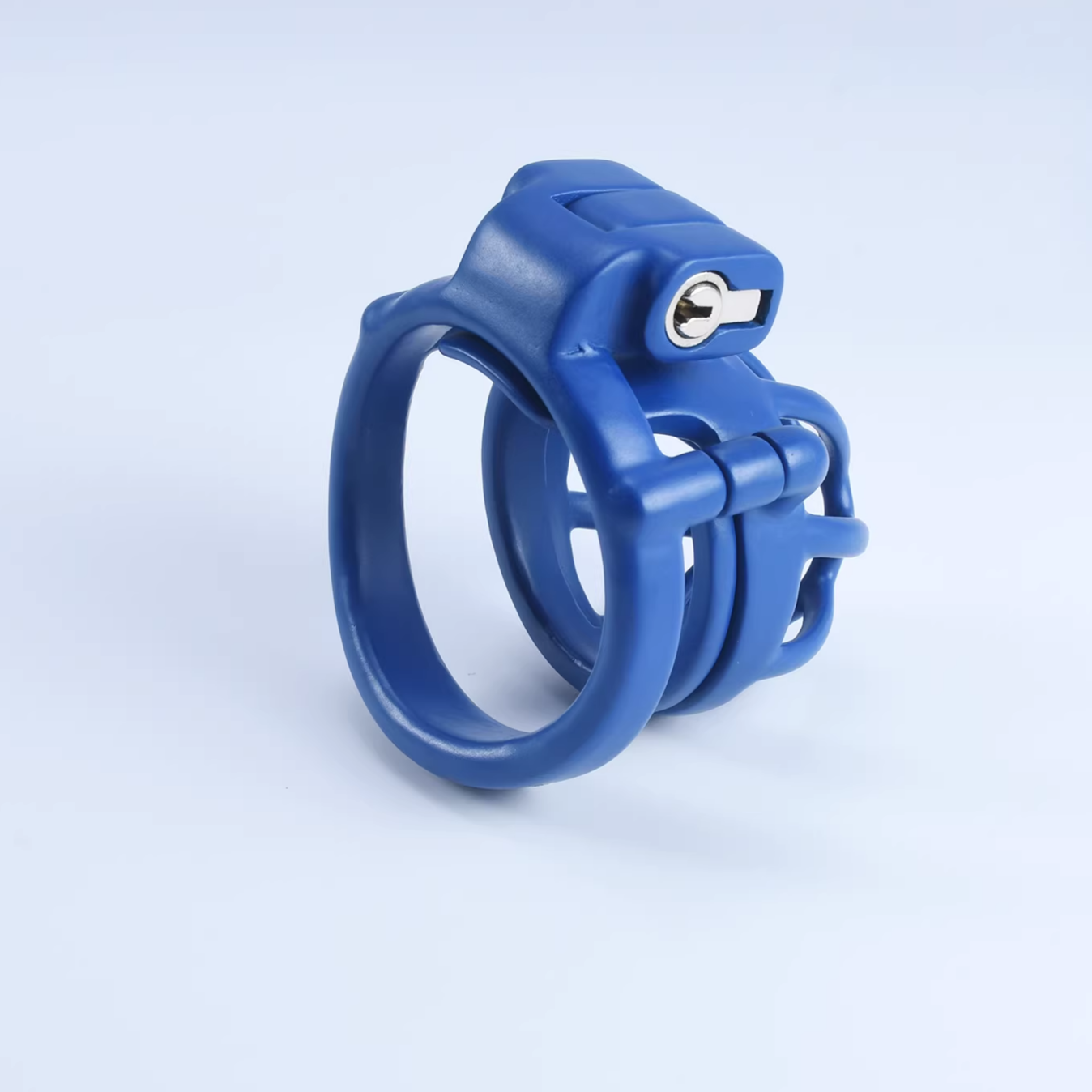Steel Blue Custom Cock Cage
