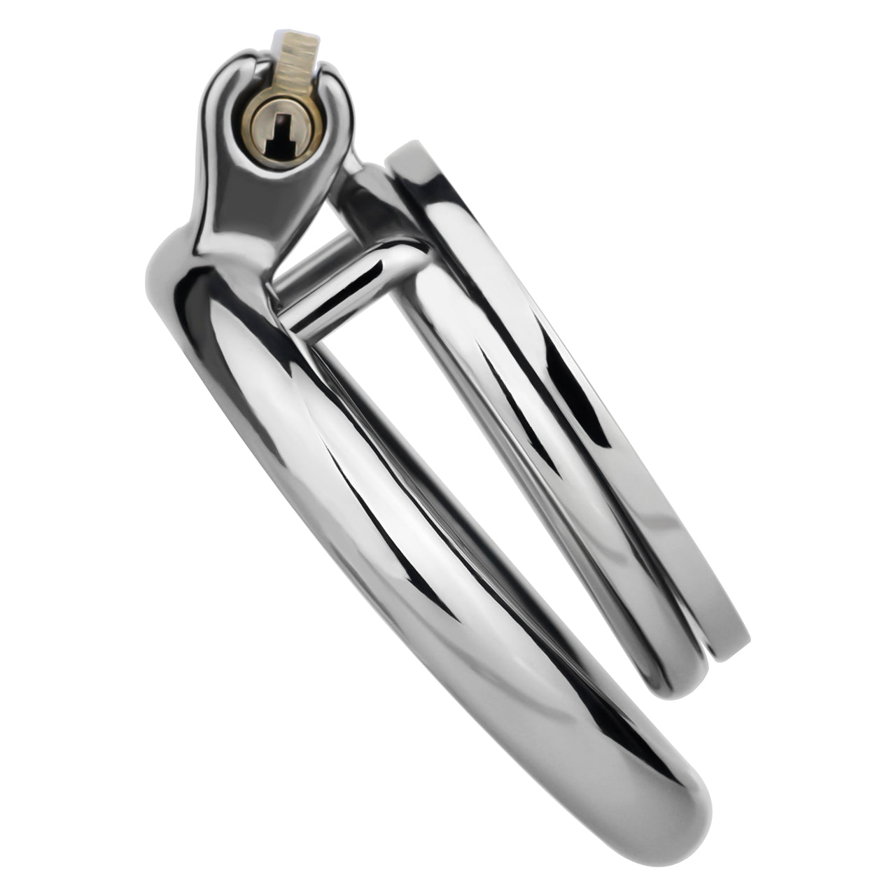 Steel Butterfly Flat Chastity Lock - 11