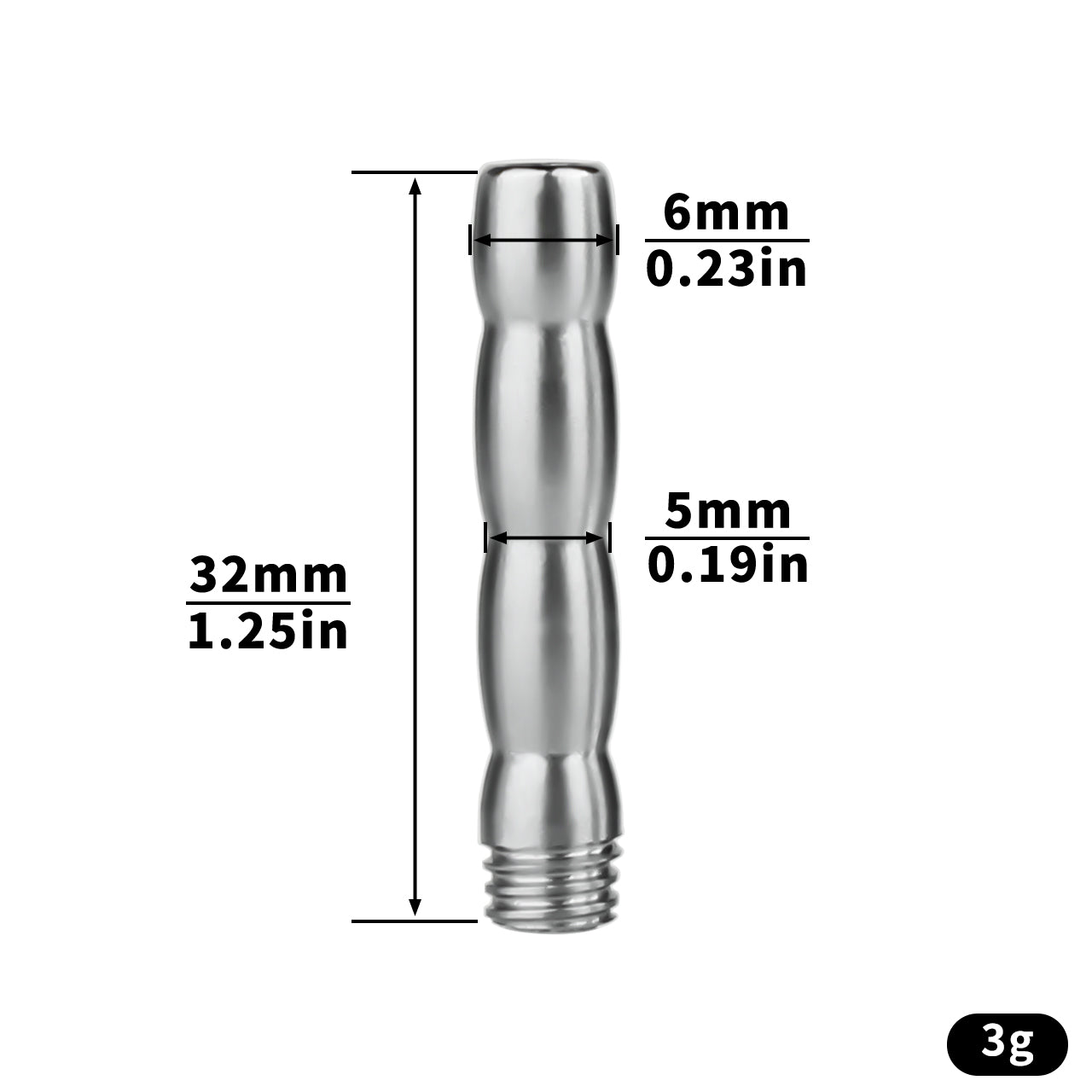 Steel Butterfly Flat Chastity Lock - 22