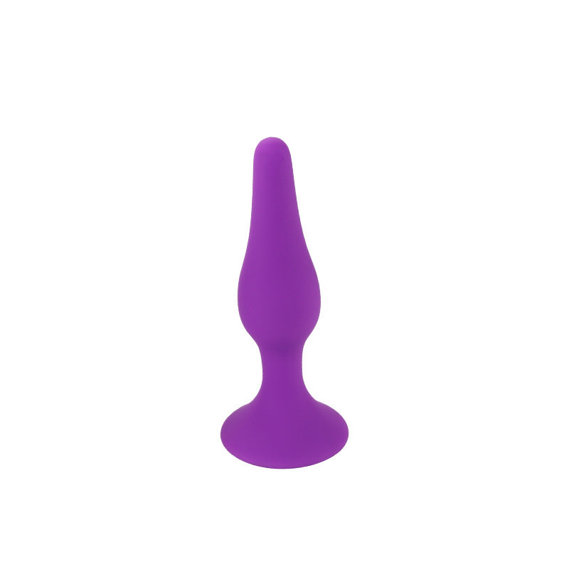 Plug anal à ventouse en silicone