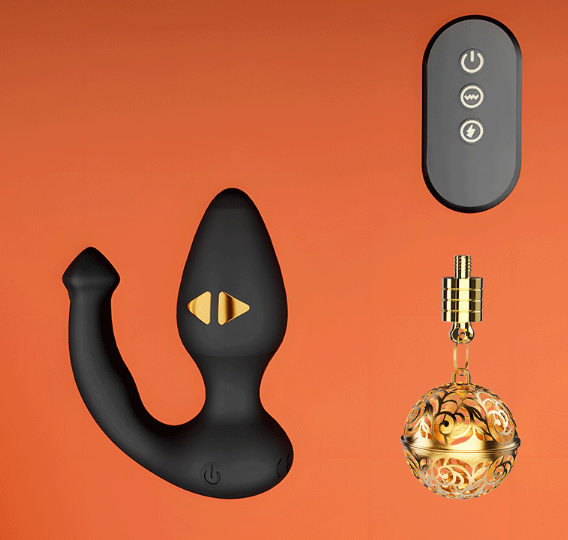 Tail Butt Plug & Bell Butt Plug (Vibration And Electric Shock)
