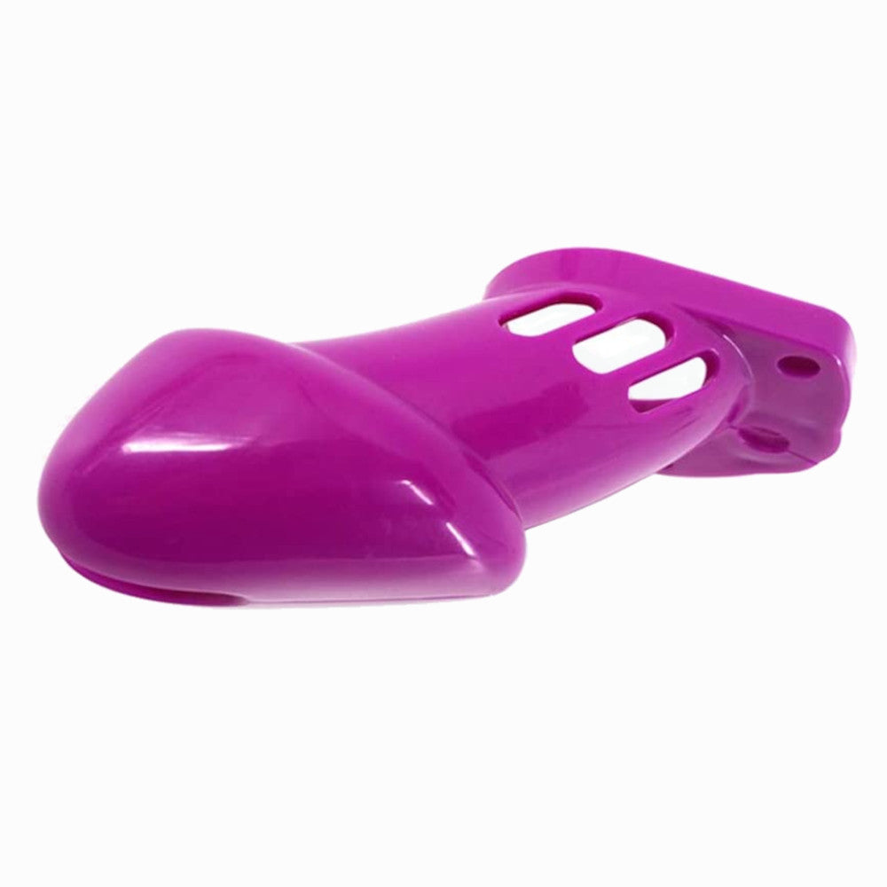 Cage de chasteté en plastique pour sissy