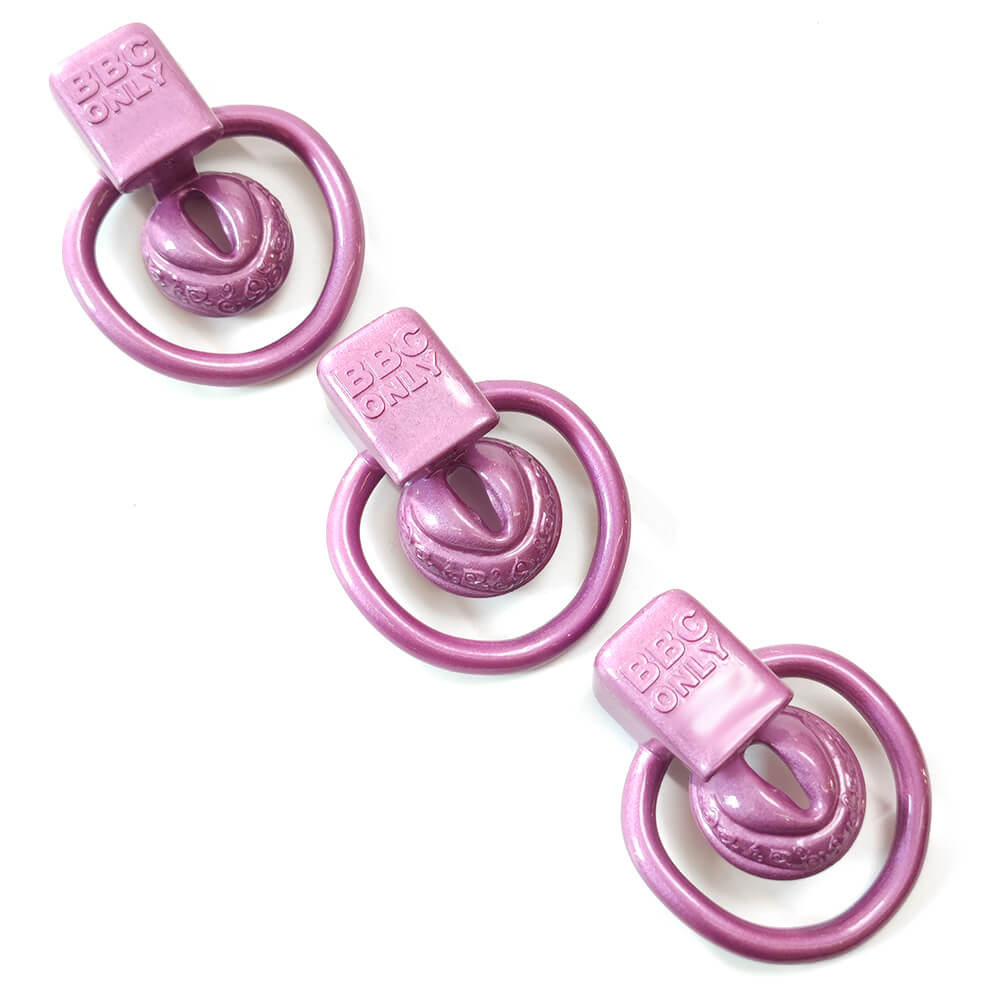 Cage de chasteté vaginale 3D super petite Sissy avec 4 anneaux