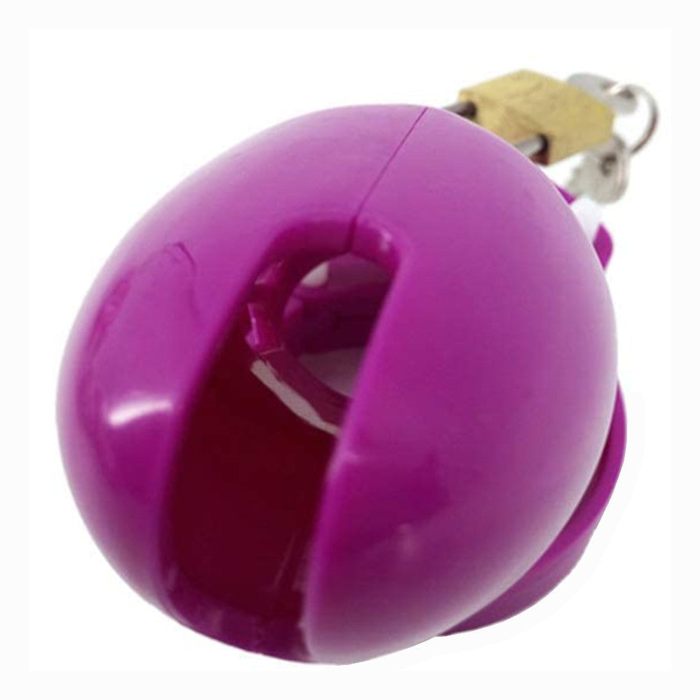 Cage de chasteté en plastique pour sissy