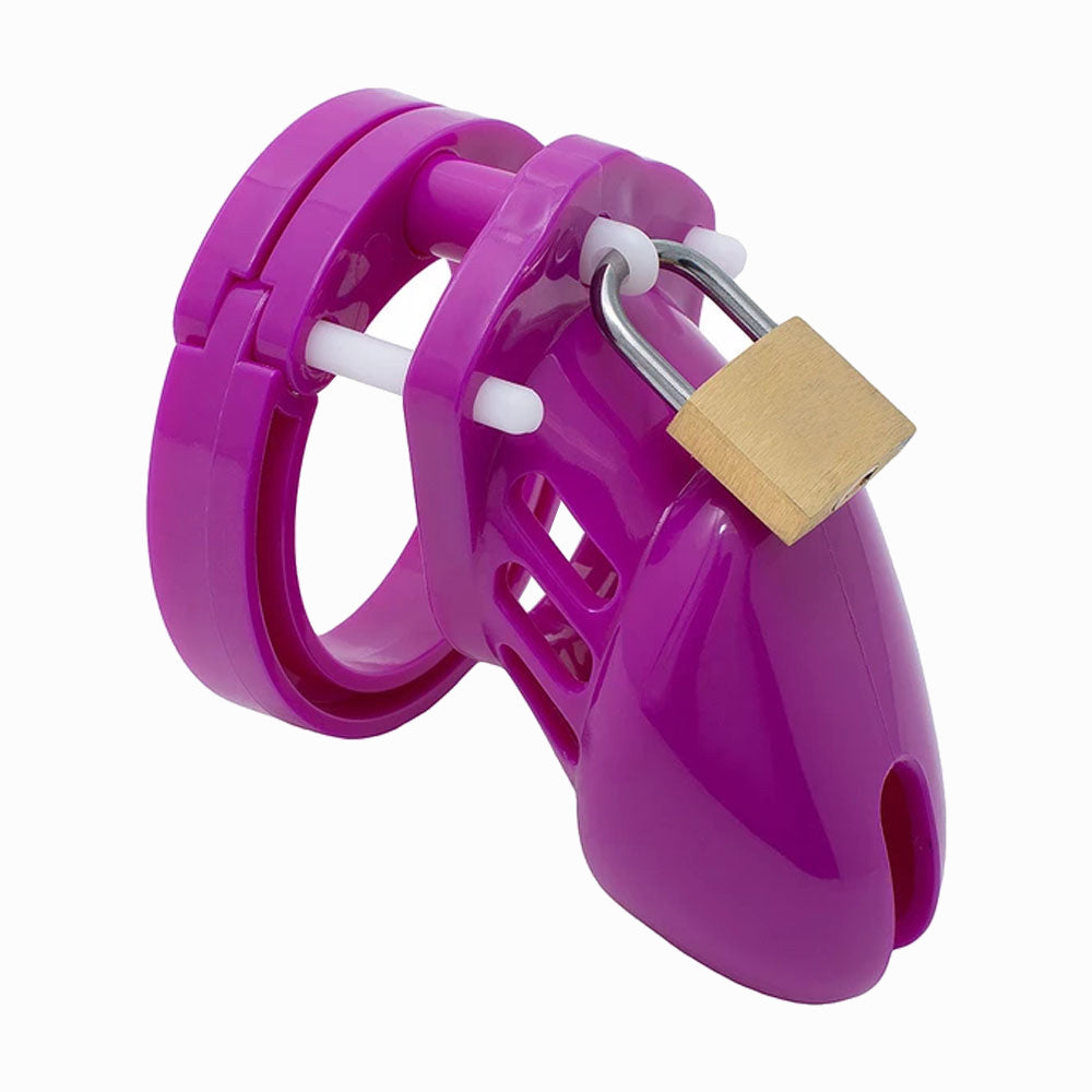 Cage de chasteté en plastique pour sissy