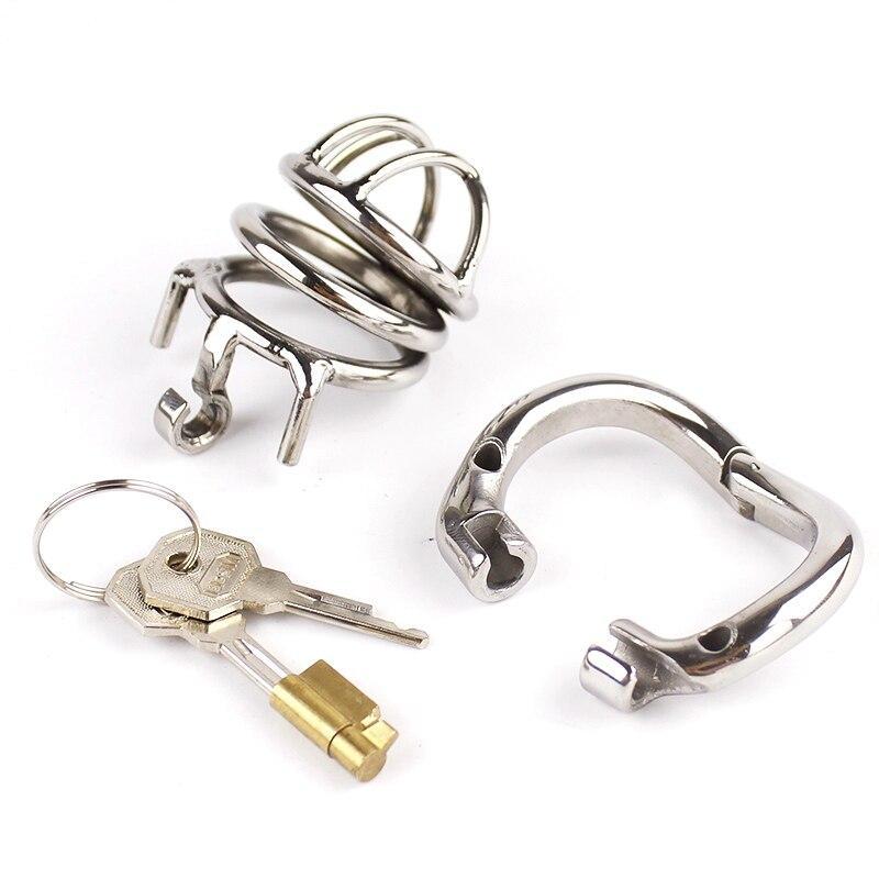Keuschheitskäfig aus Metall, klein & schäbig