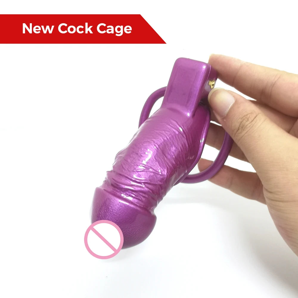 Herrin Glänzender Penis-Keuschheitskäfig