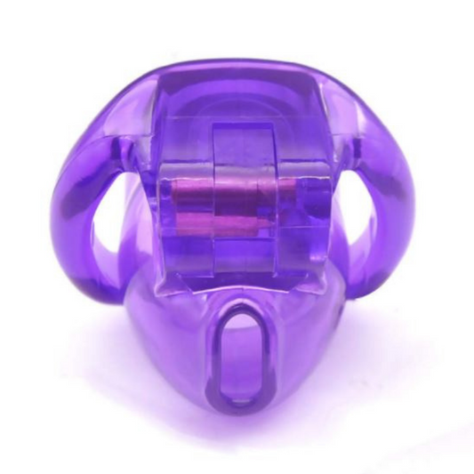 Purple Noppen - Keuschheitskäfig aus Mikroharz (2,5 cm)