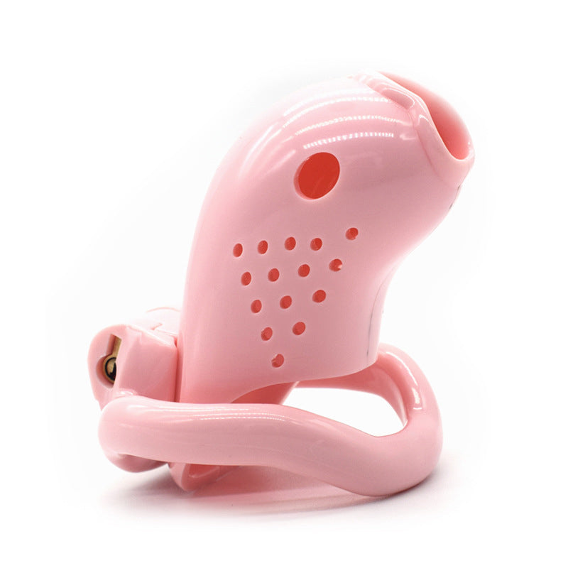 Sissy Prison - Cage de chasteté en plastique rose