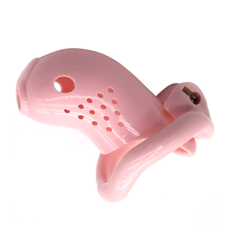 Sissy Prison - Cage de chasteté en plastique rose