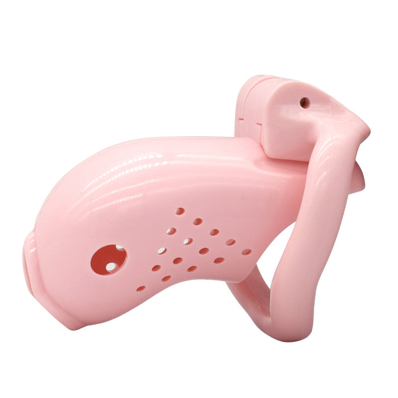 Sissy Prison - Cage de chasteté en plastique rose
