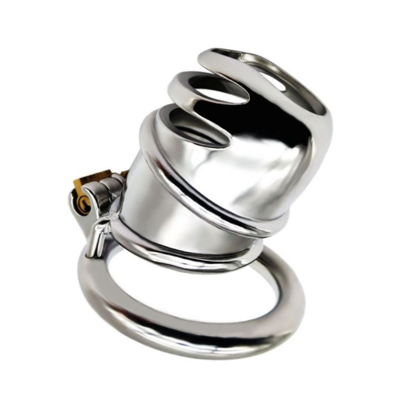 Cage de chasteté en métal Torment de 2,01" de long