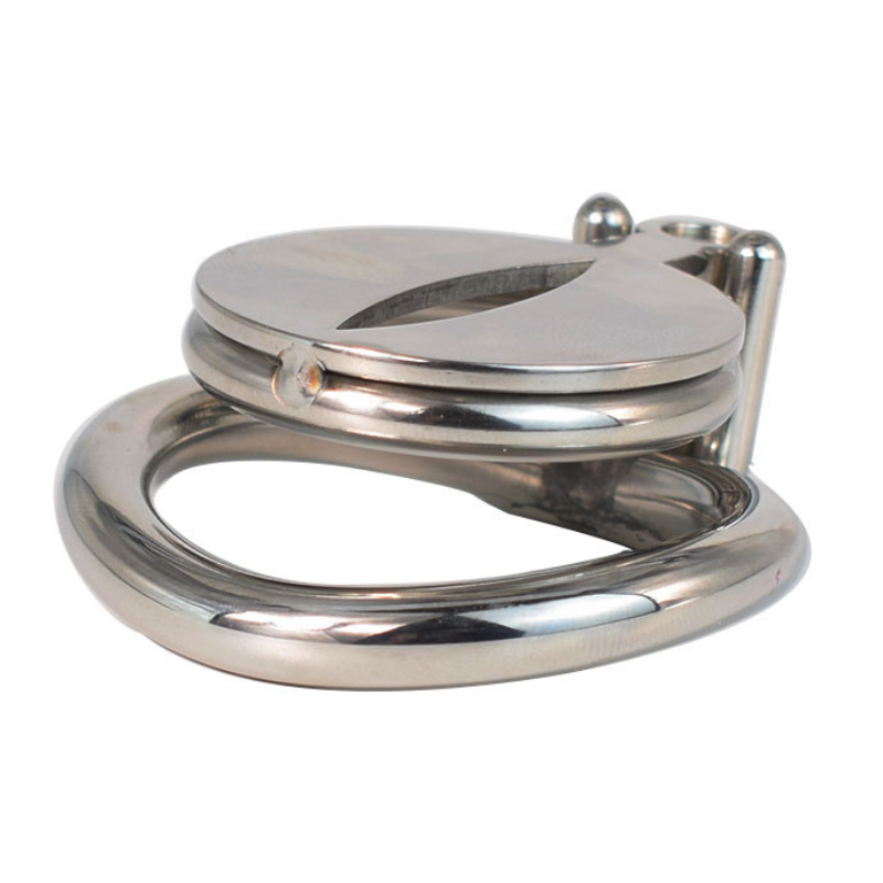 Cage à pénis en micro-acier à petite lame de feuille (0,5 pouces)