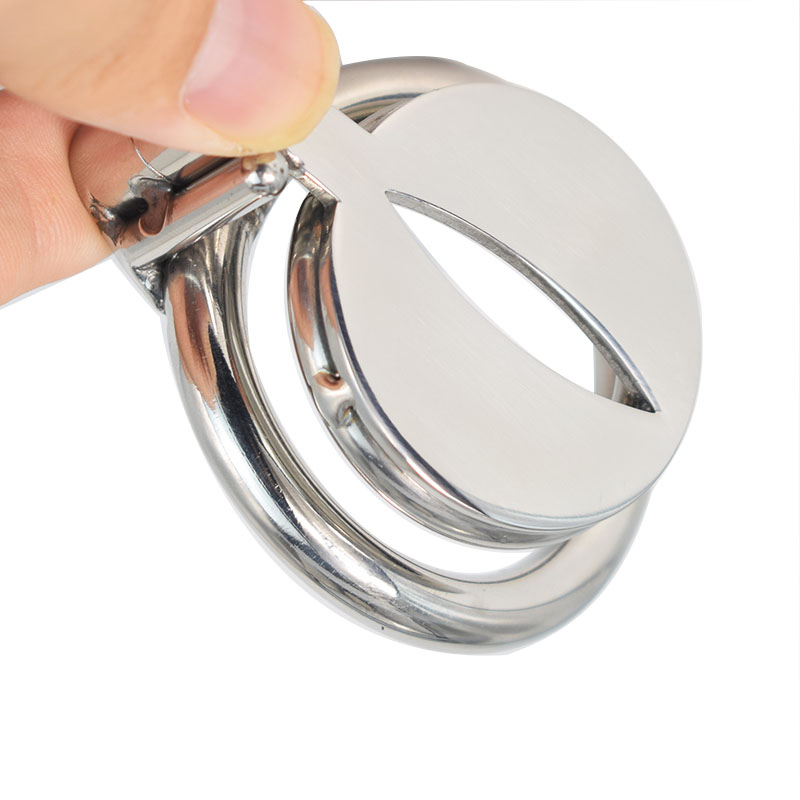 Cage à pénis en micro-acier à petite lame de feuille (0,5 pouces)