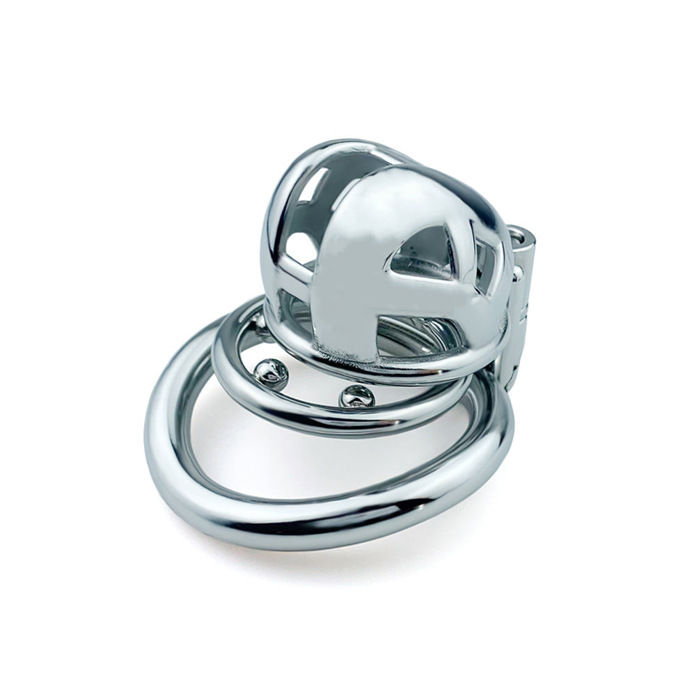 Stainless Steel Cobra Chastity Cage (1.42