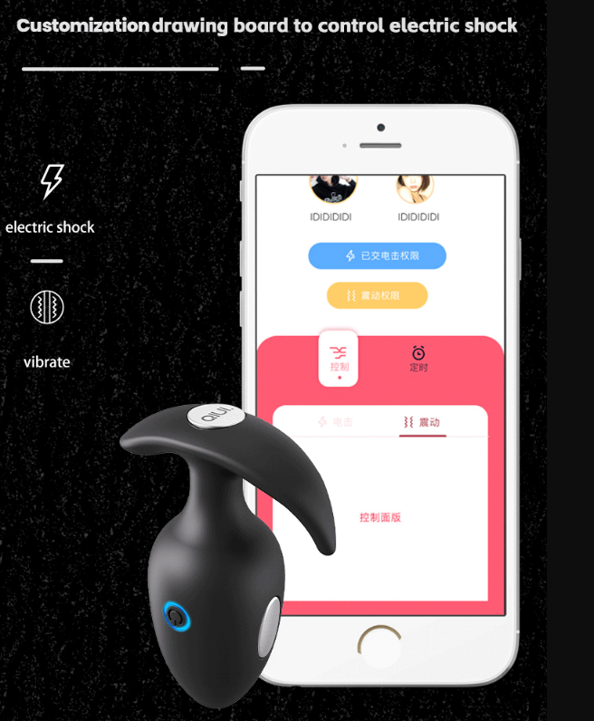 Plug anal contrôlé par application