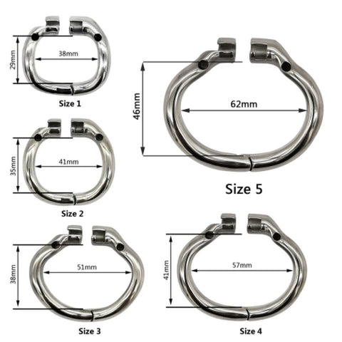 Keuschheitskäfig aus Metall, klein & schäbig
