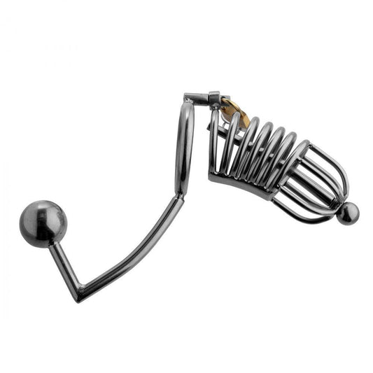 Ultra-complete Chastity Cage with Anal Insertion
