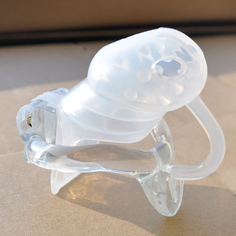 Cage de chasteté en silicone à pointes