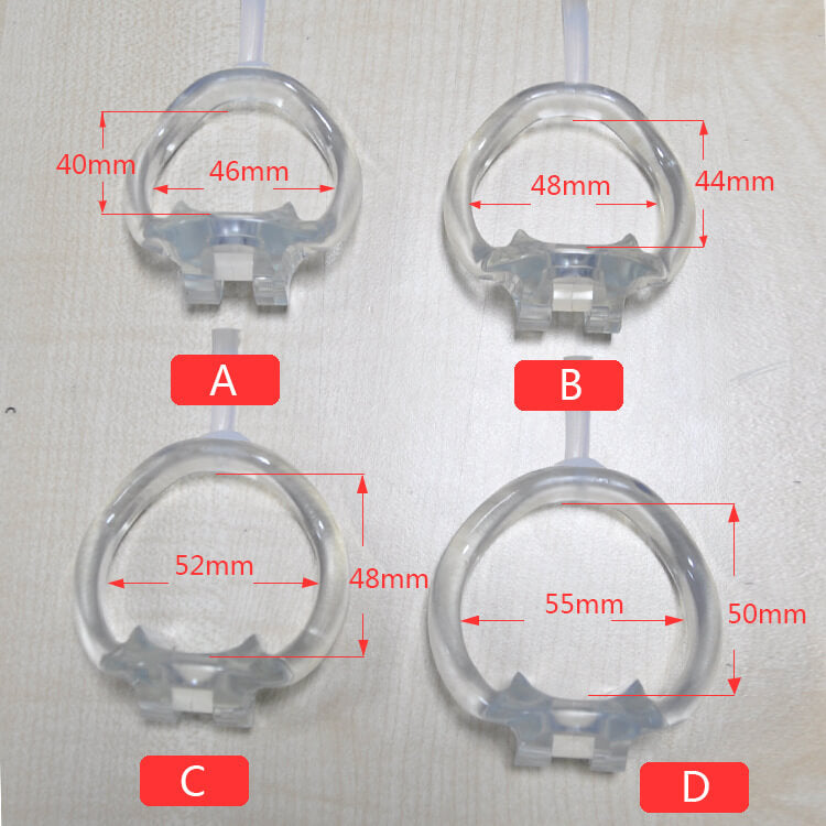 Cage de chasteté en silicone à pointes