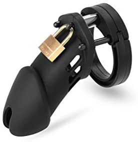 CB6000 Silicone Chastity Cage Black