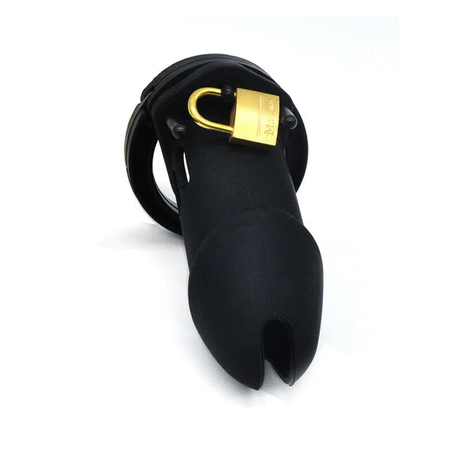 CB6000 Silicone Chastity Cage Black