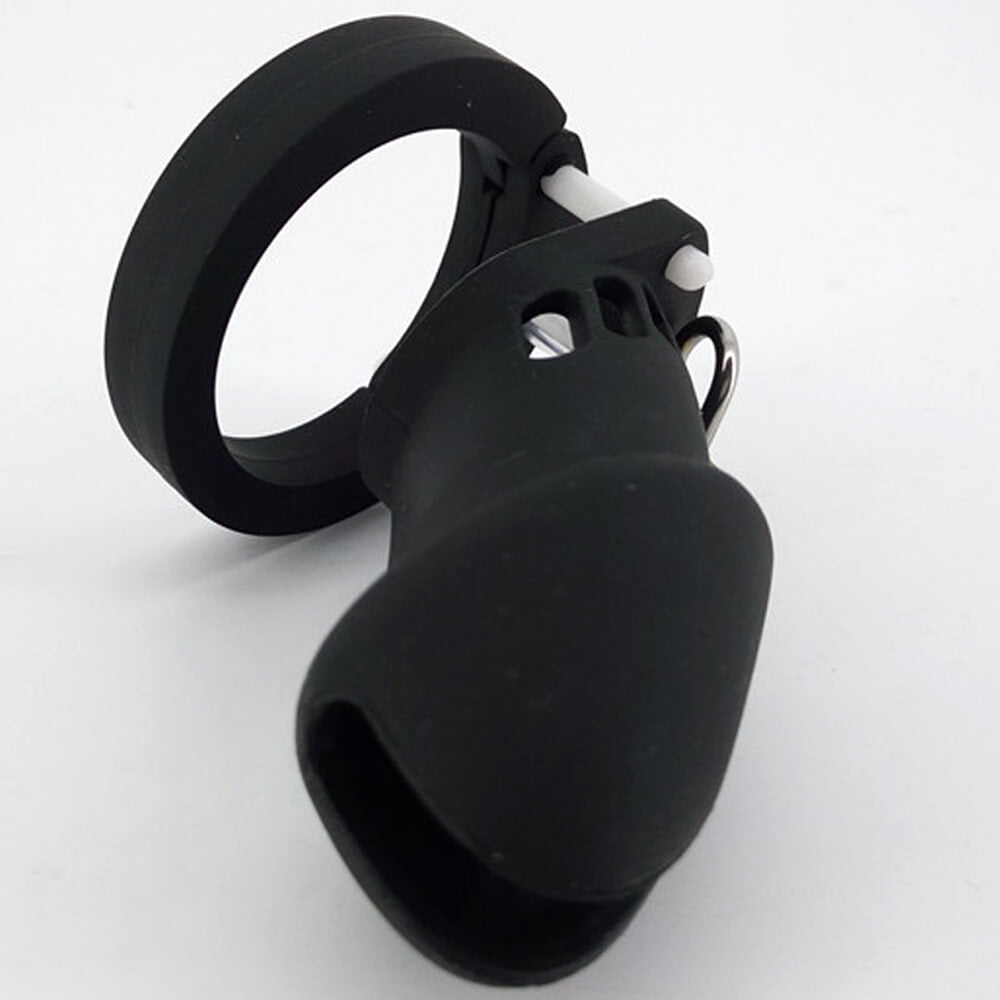 CB6000 Silicone Chastity Cage Black