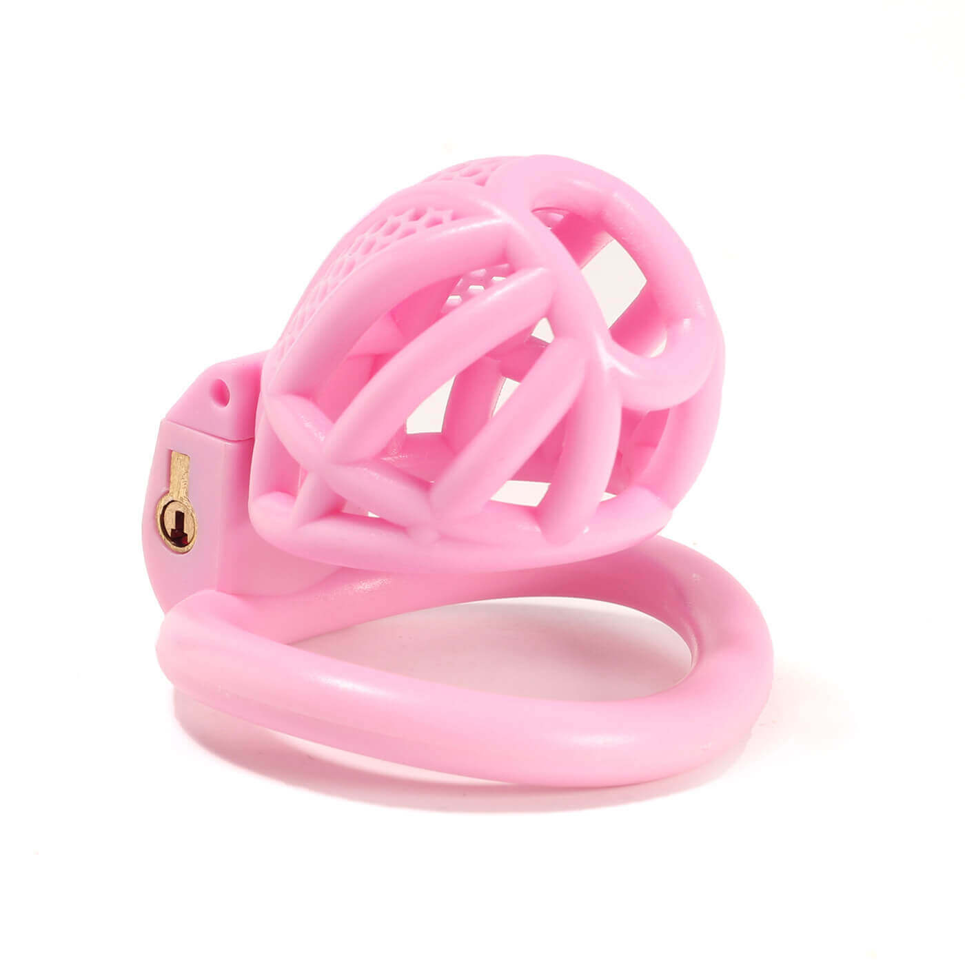 Mini dispositif de chasteté en nid d'abeille avec 4 anneaux