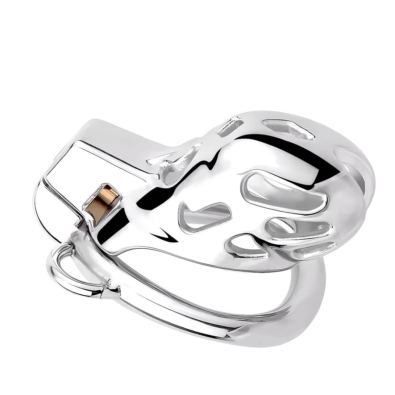 Cage de chasteté en acier inoxydable pour homme Cobra