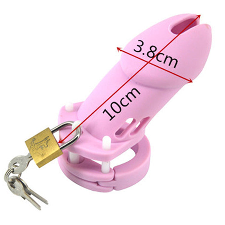 Cage de chasteté en silicone CB6000 rose