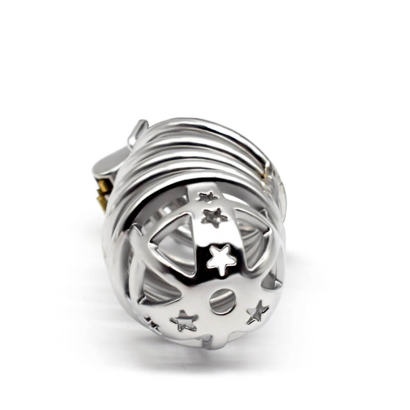 Cage de chasteté en acier inoxydable Star