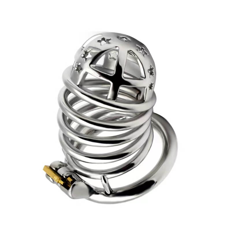 Cage de chasteté en acier inoxydable Star