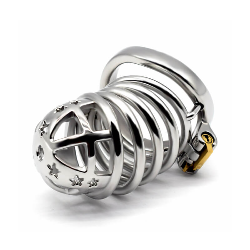Cage de chasteté en acier inoxydable Star