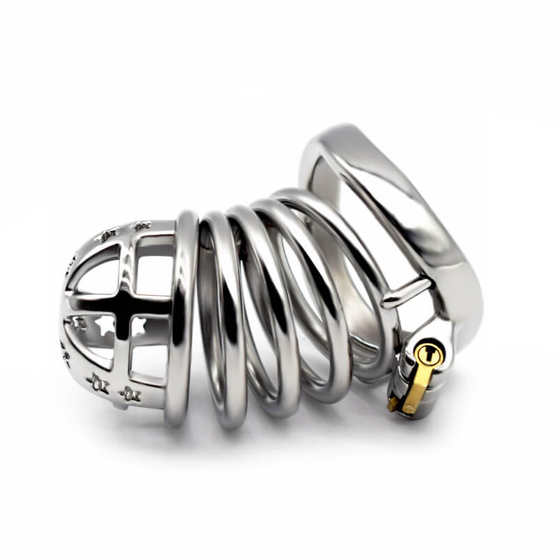Cage de chasteté en acier inoxydable Star