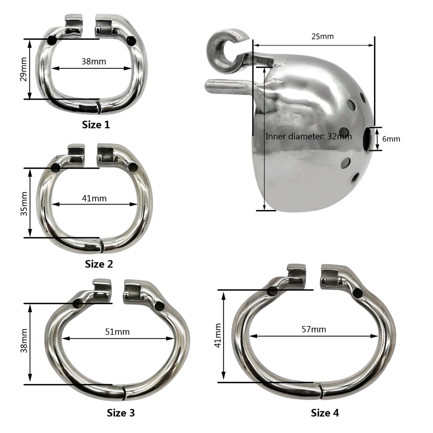 Das Keuschheitsgerät aus Edelstahl „The Bell“