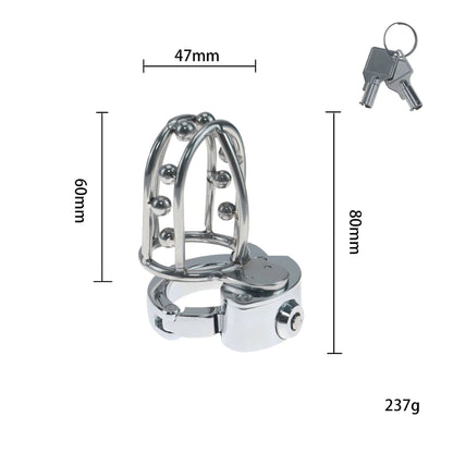 Nouvelle cage de chasteté masculine réglable BDSM #77