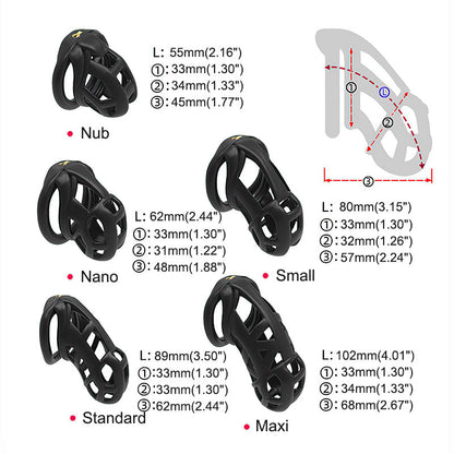 3D Cobra Cock Cage Pro Invisible