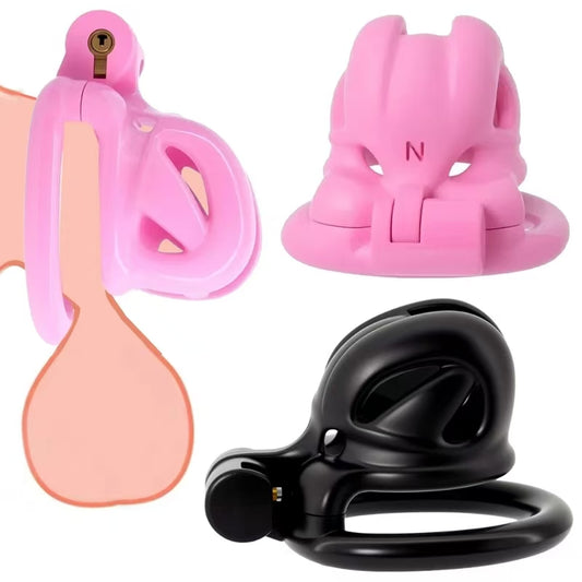 3D Mini Viper Chastity Cage With 4 Rings