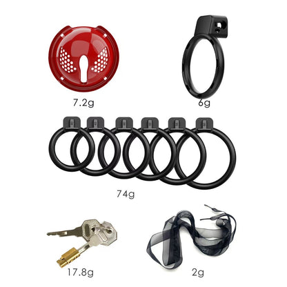 3D Detachable Chastity Cage 5
