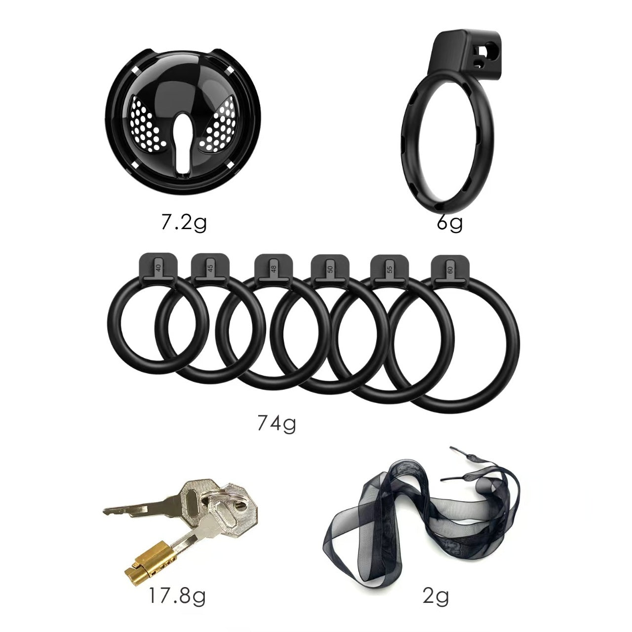 3D Detachable Chastity Cage 6