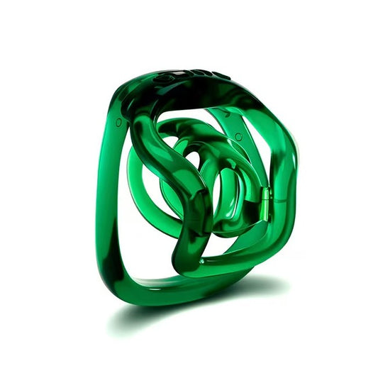 3D Double Bar Resin Chastity Cage