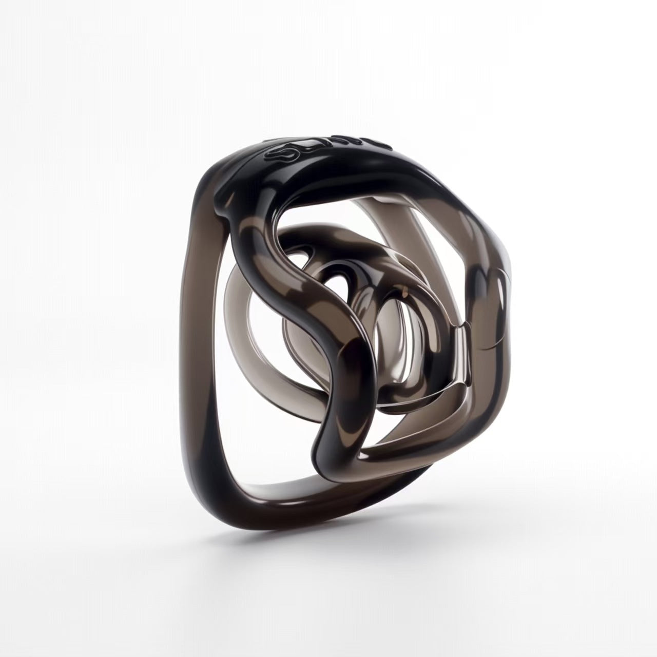 3D Double Bar Resin Chastity Cage