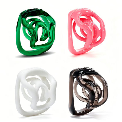 3D Double Bar Resin Chastity Cage