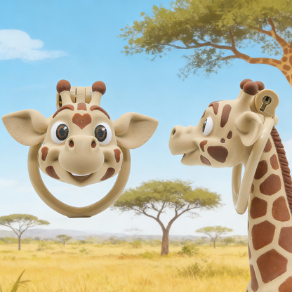 3D Giraffe Head Chastity Cage