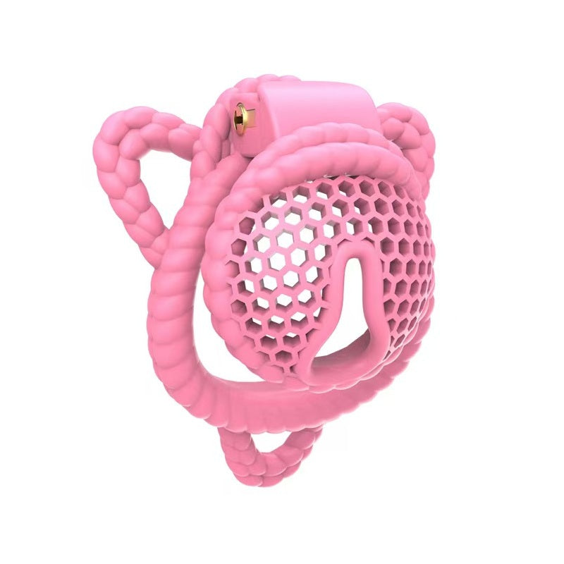 3D Honeycomb Bundled Chastity Cage 6