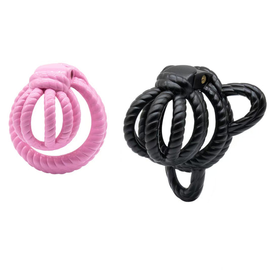 3D Rope Art BDSM Cock Cage 