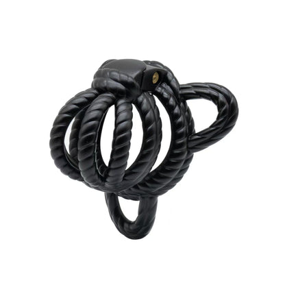 3D Rope Art BDSM Cock Cage 